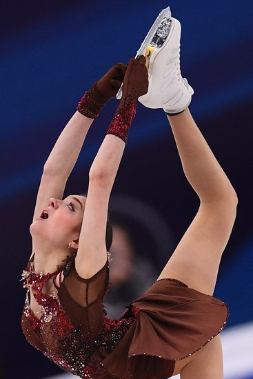 European Figure Skating Championships. Women's free skating