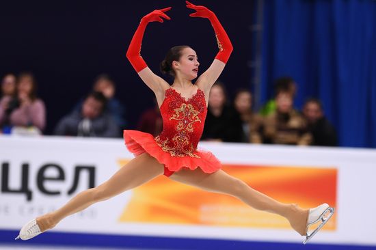 European Figure Skating Championships. Women's free skating