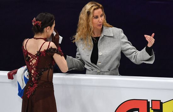 European Figure Skating Championships. Women's free skating