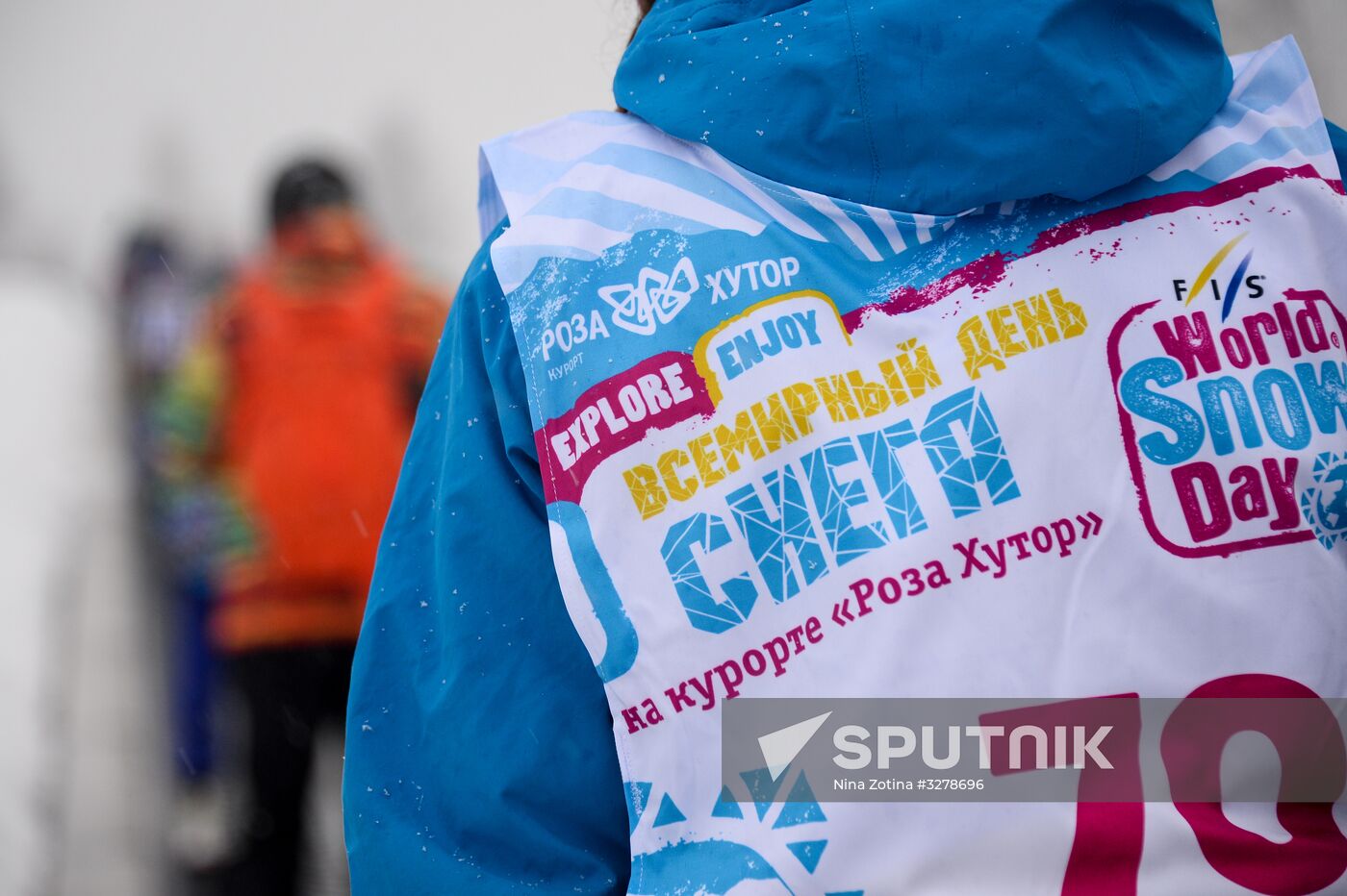 Day of Snow event at alpine resports in Sochi