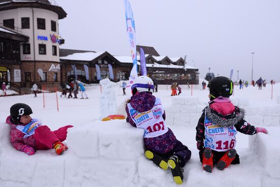 Day of Snow event at alpine resports in Sochi
