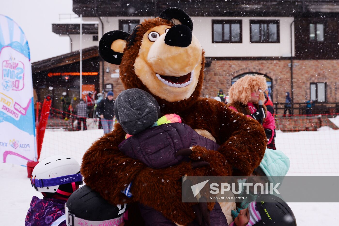 Day of Snow event at alpine resports in Sochi