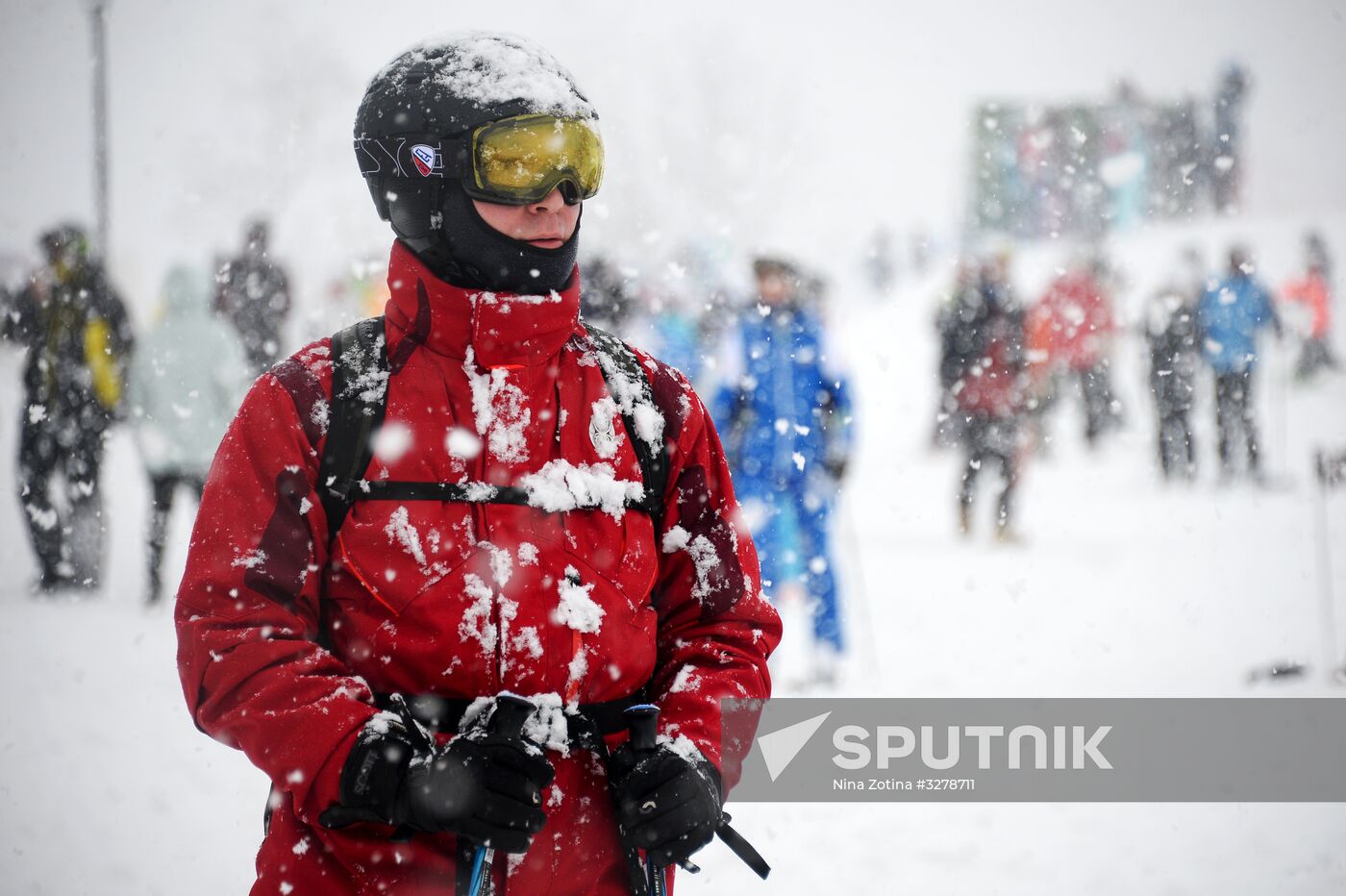 Day of Snow event at alpine resports in Sochi