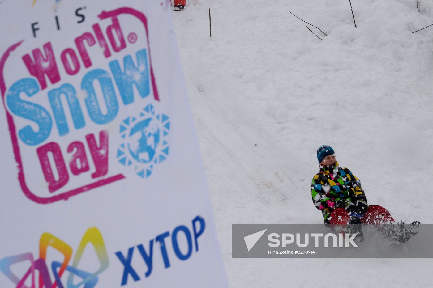 Day of Snow event at alpine resports in Sochi