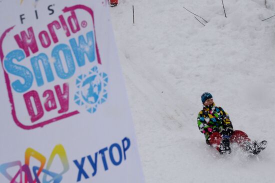 Day of Snow event at alpine resports in Sochi