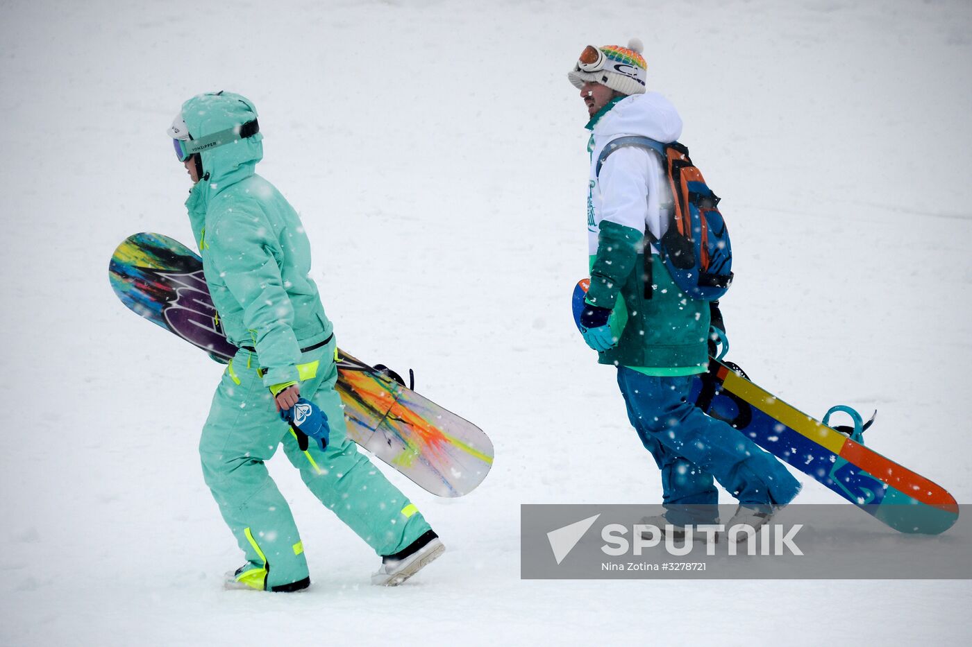 Day of Snow event at alpine resorts in Sochi