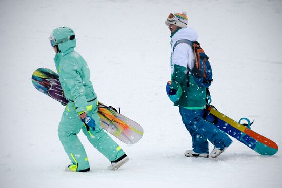 Day of Snow event at alpine resorts in Sochi