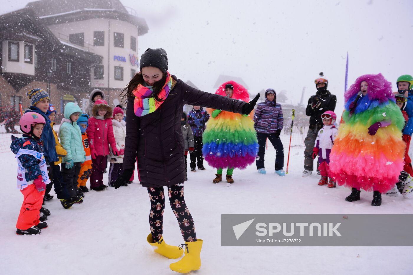 Day of Snow event at alpine resorts in Sochi