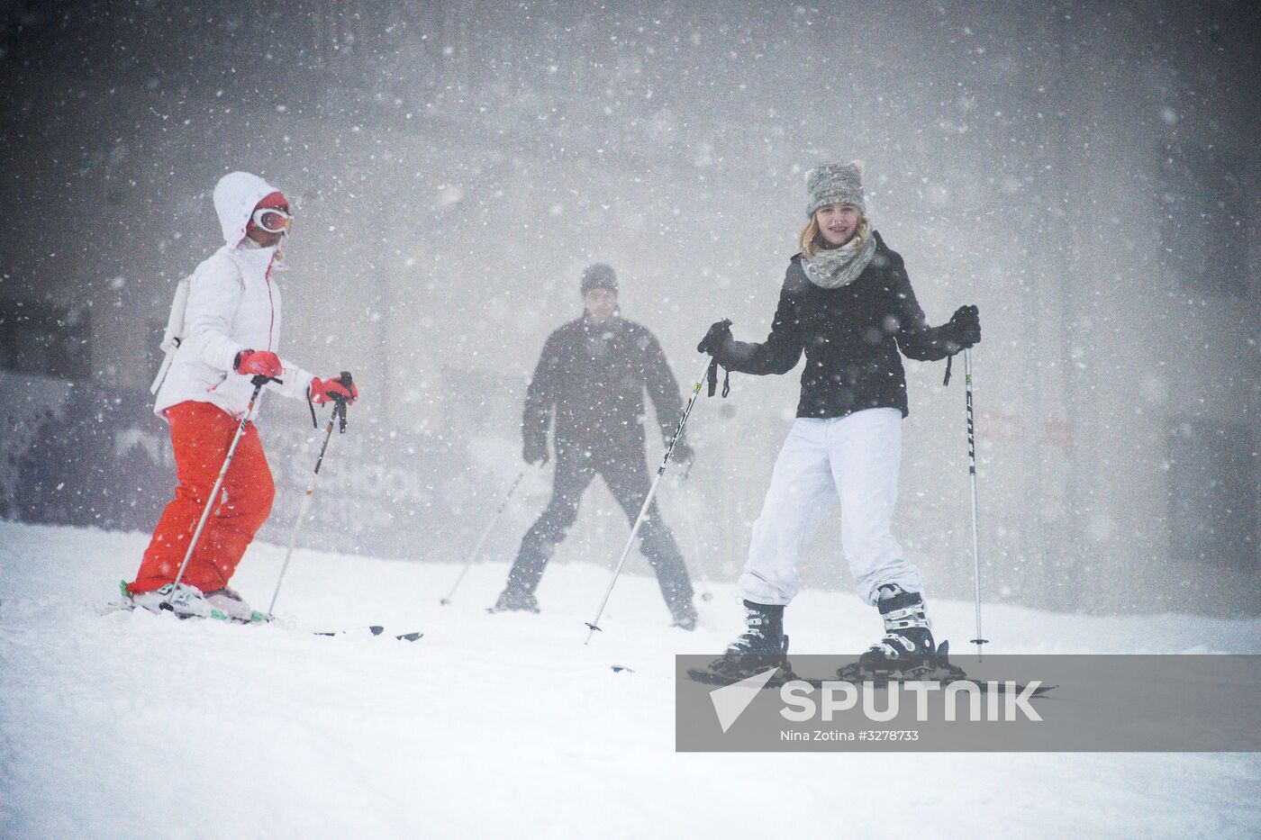 Day of Snow event at alpine resports in Sochi