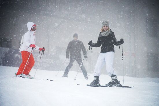 Day of Snow event at alpine resports in Sochi