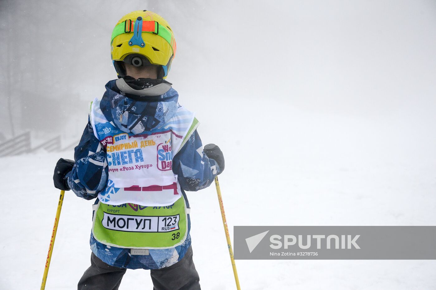 Day of Snow event at alpine resports in Sochi