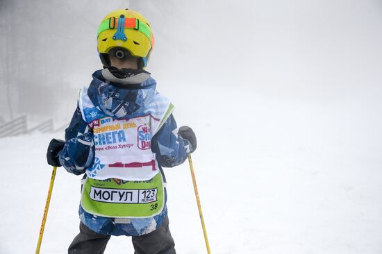Day of Snow event at alpine resports in Sochi