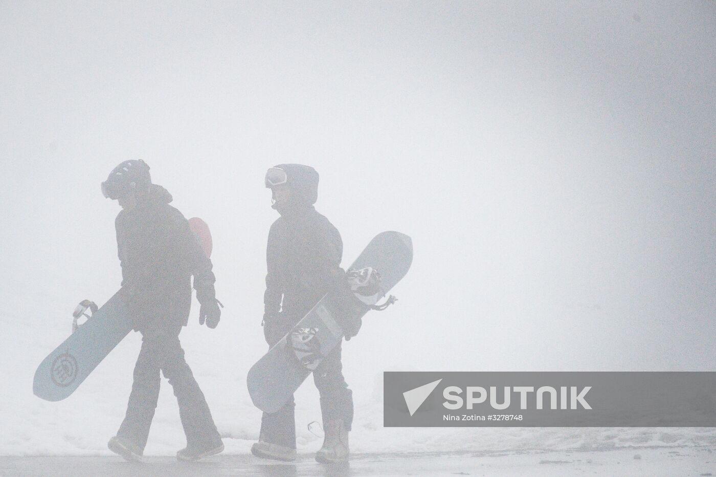 Day of Snow event at alpine resports in Sochi