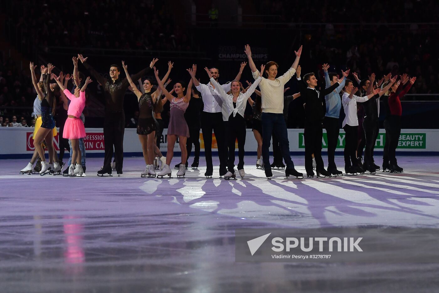 European Figure Skating Championships. Exhibition gala