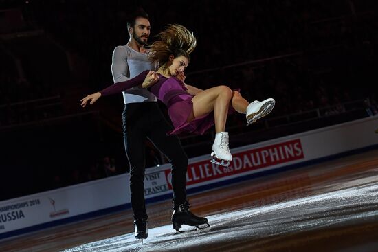 European Figure Skating Championships. Exhibition gala