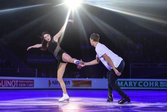 European Figure Skating Championships. Exhibition gala