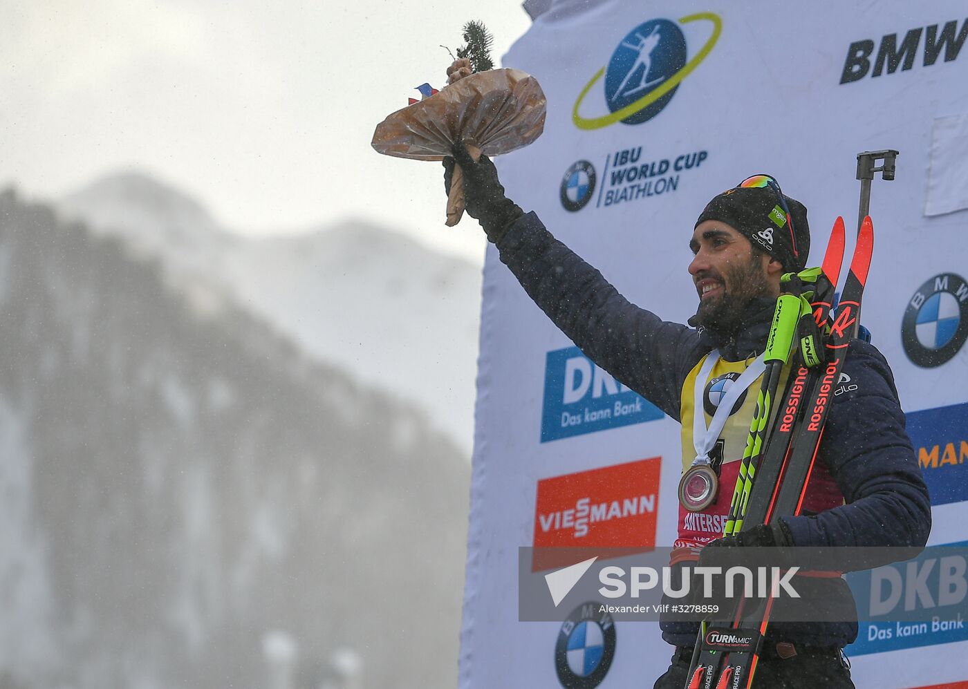 Biathlon World Cup 6. Men's mass start