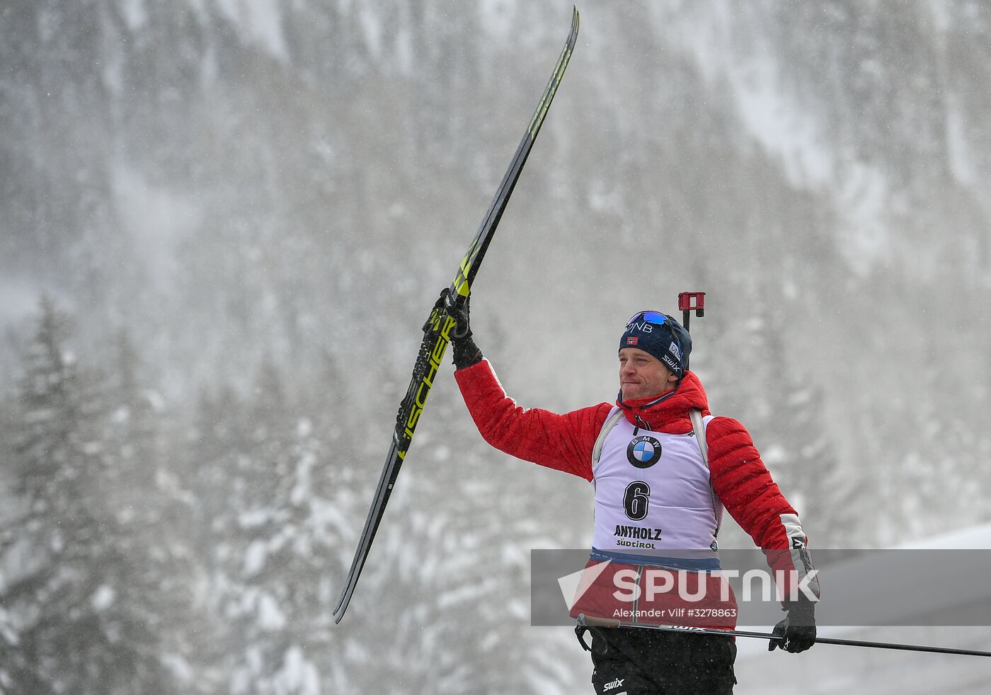 Biathlon World Cup 6. Men's mass start