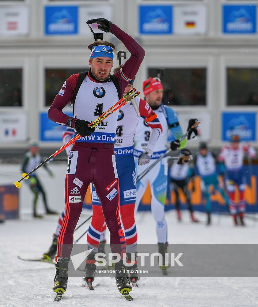 Biathlon World Cup 6. Men's mass start