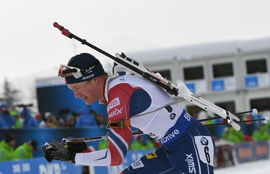 Biathlon World Cup 6. Men's mass start