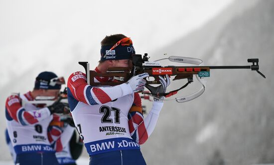 Biathlon World Cup 6. Men's mass start