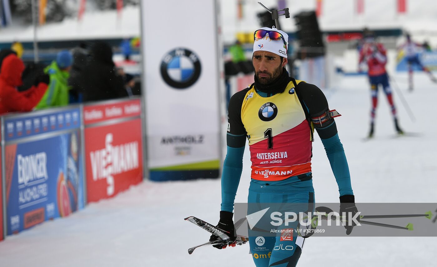 Biathlon World Cup 6. Men's mass start