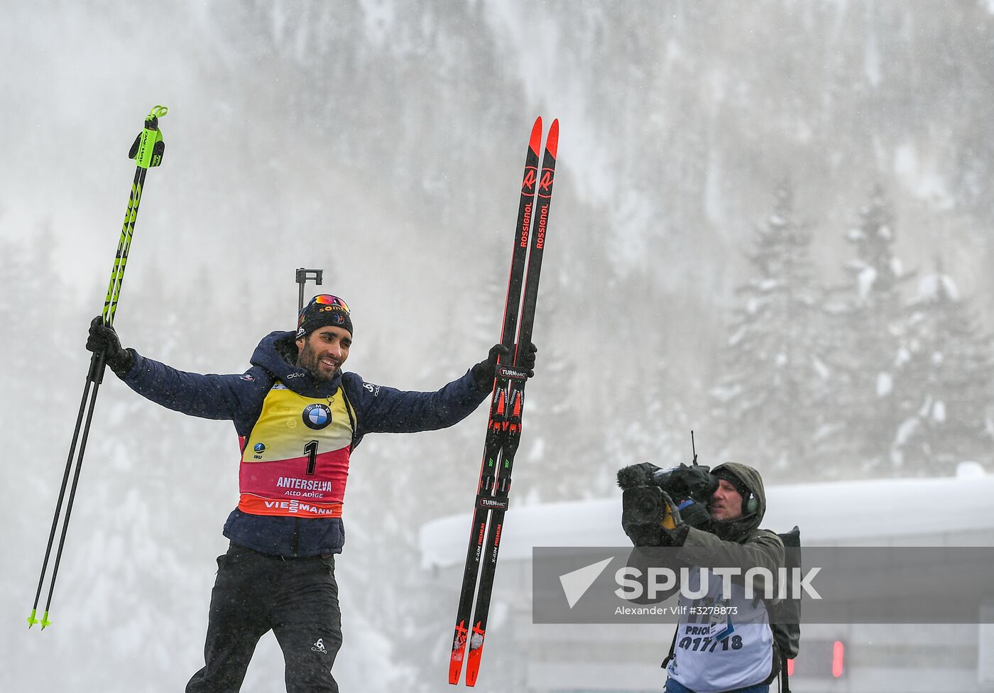 Biathlon World Cup 6. Men's mass start