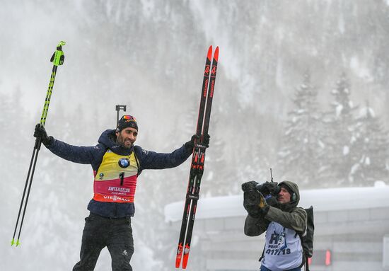 Biathlon World Cup 6. Men's mass start
