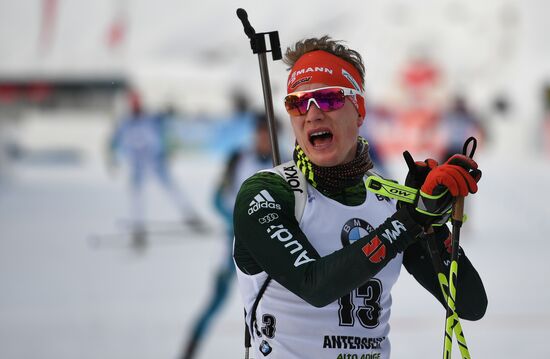 Biathlon World Cup 6. Men's mass start