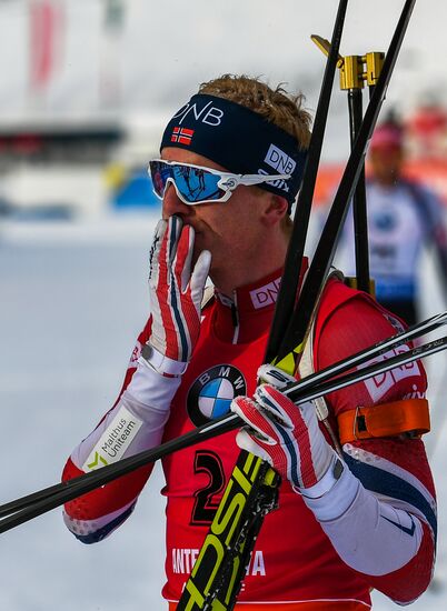 Biathlon World Cup 6. Men's mass start