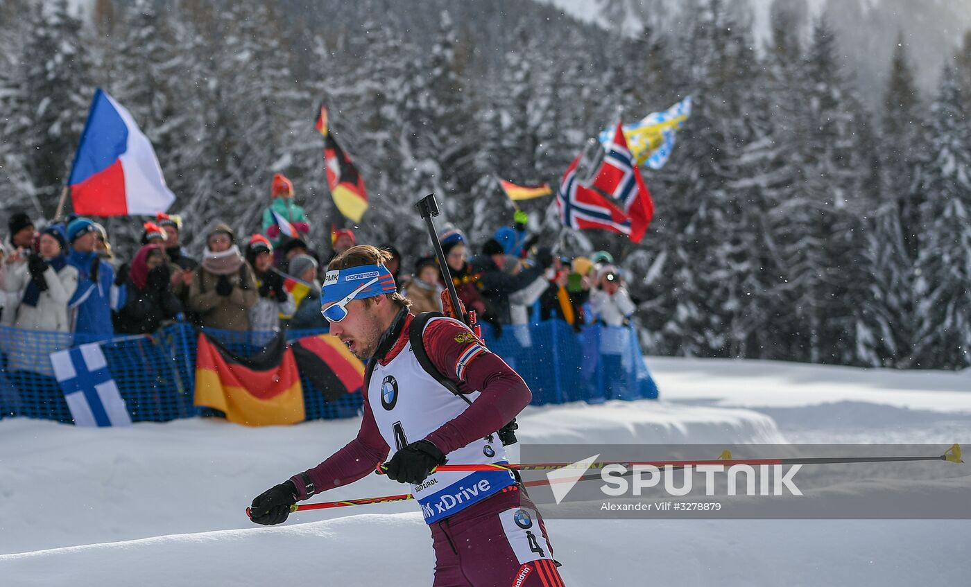 Biathlon World Cup 6. Men's mass start