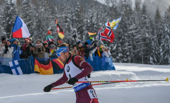 Biathlon World Cup 6. Men's mass start