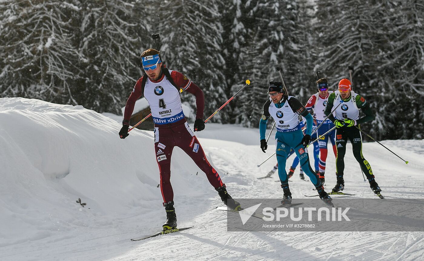 Biathlon World Cup 6. Men's mass start