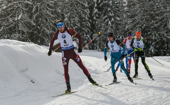 Biathlon World Cup 6. Men's mass start