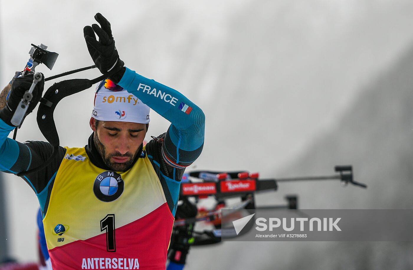 Biathlon World Cup 6. Men's mass start