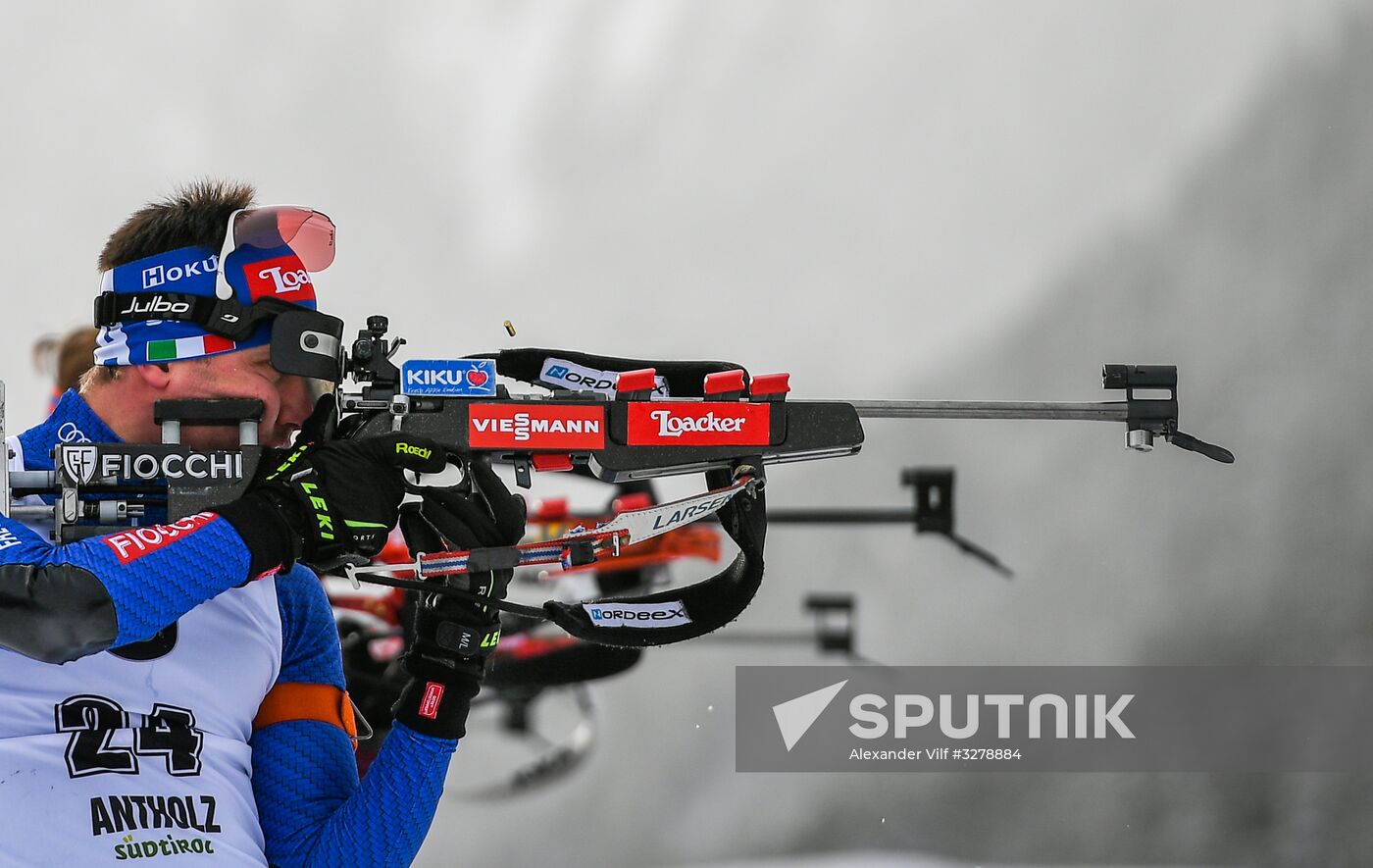 Biathlon World Cup 6. Men's mass start