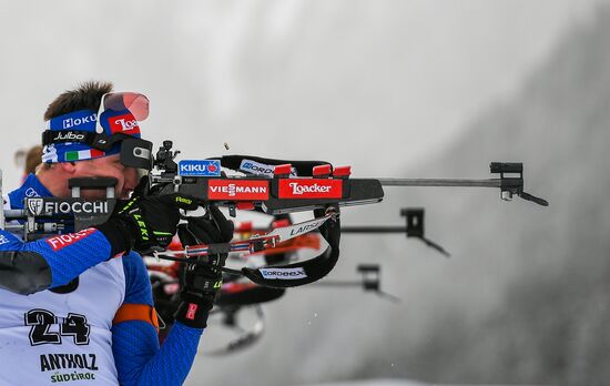 Biathlon World Cup 6. Men's mass start