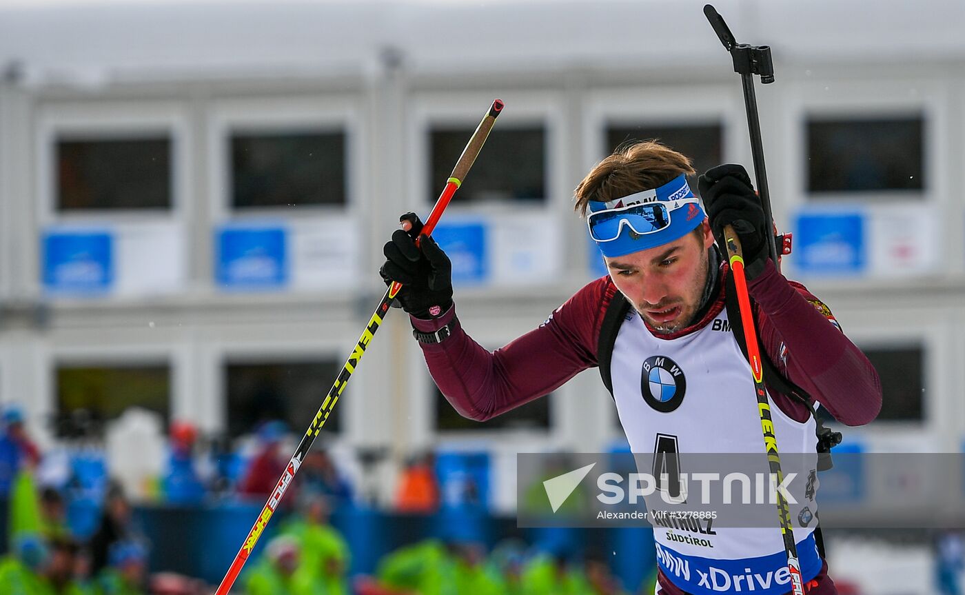 Biathlon World Cup 6. Men's mass start