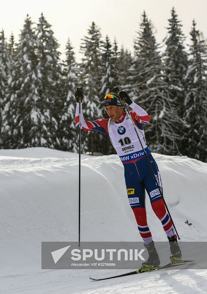 Biathlon World Cup 6. Men's mass start