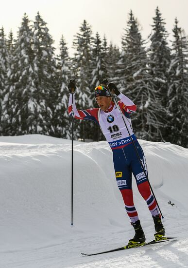 Biathlon World Cup 6. Men's mass start