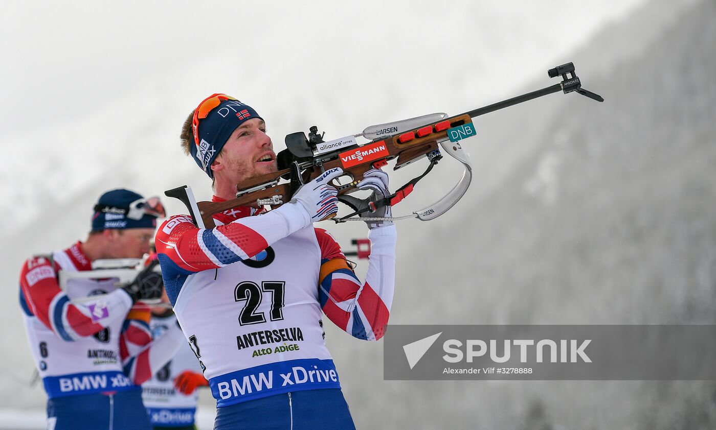 Biathlon World Cup 6. Men's mass start