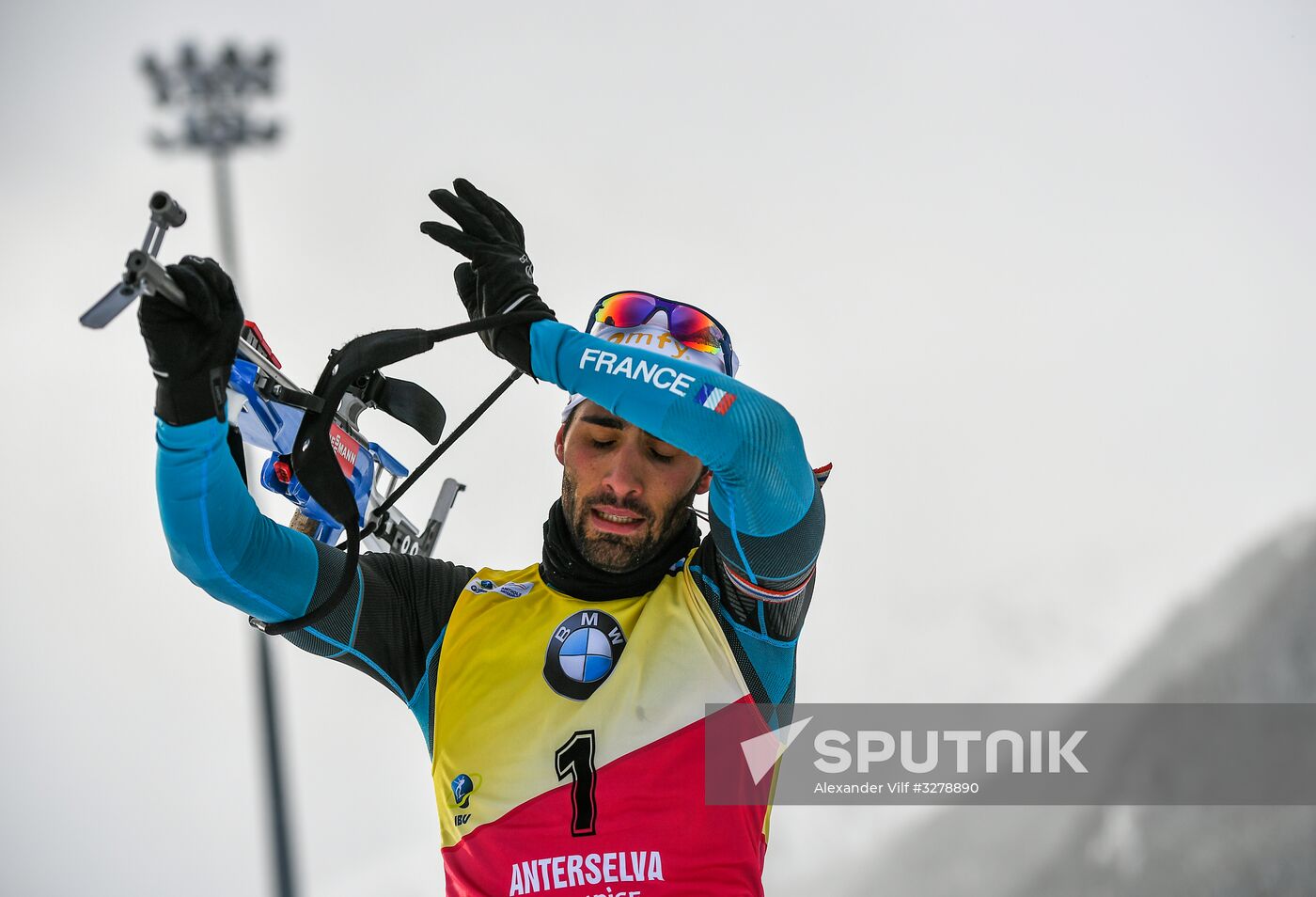 Biathlon World Cup 6. Men's mass start