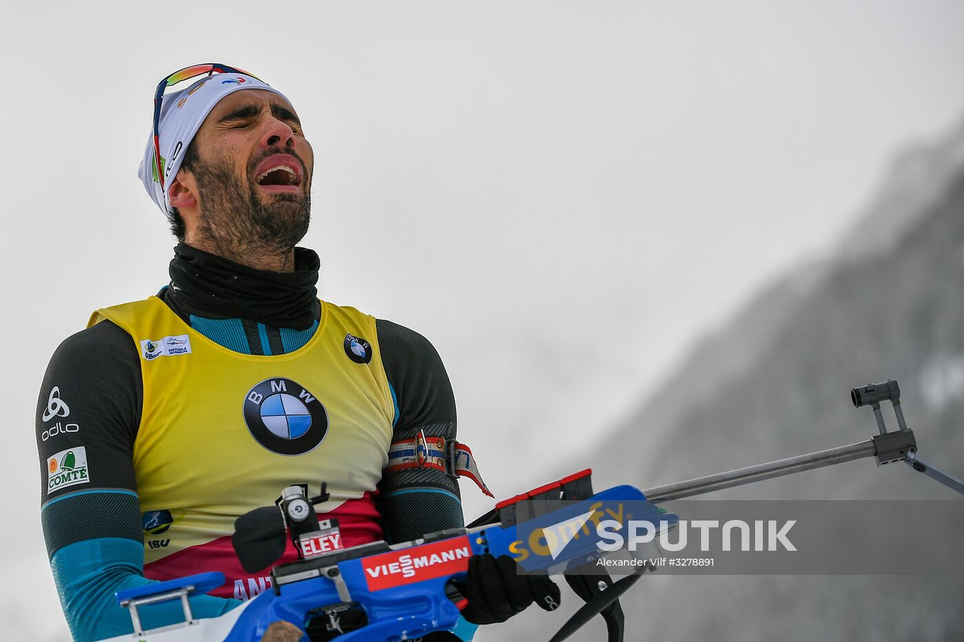 Biathlon World Cup 6. Men's mass start