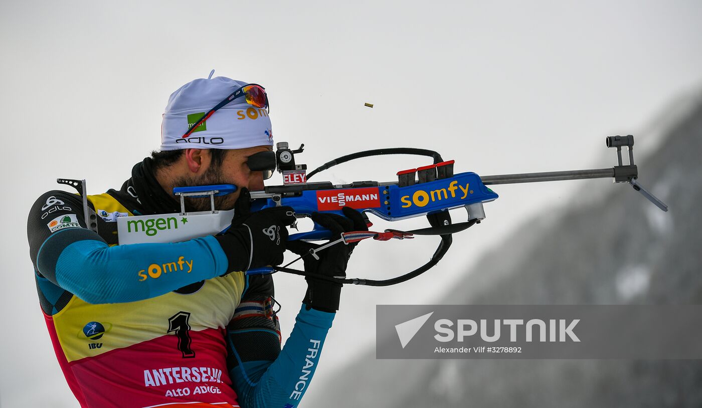 Biathlon World Cup 6. Men's mass start