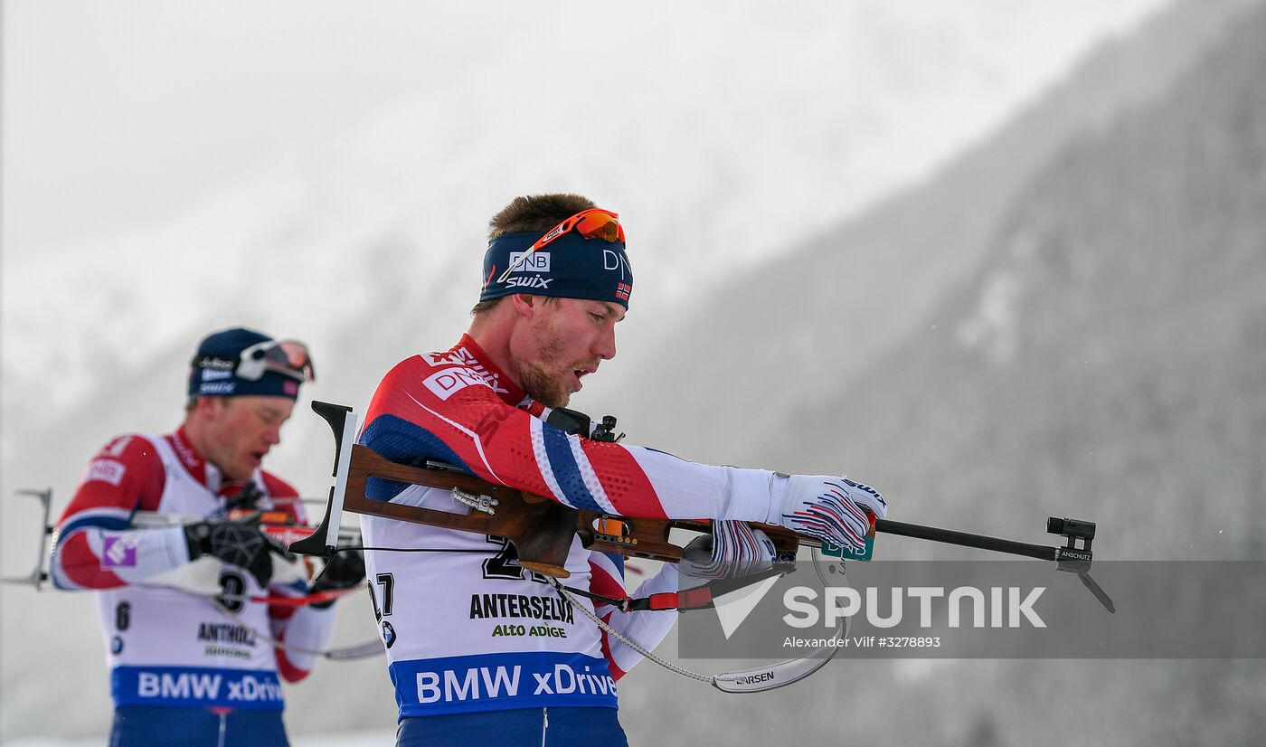 Biathlon World Cup 6. Men's mass start