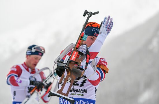 Biathlon World Cup 6. Men's mass start