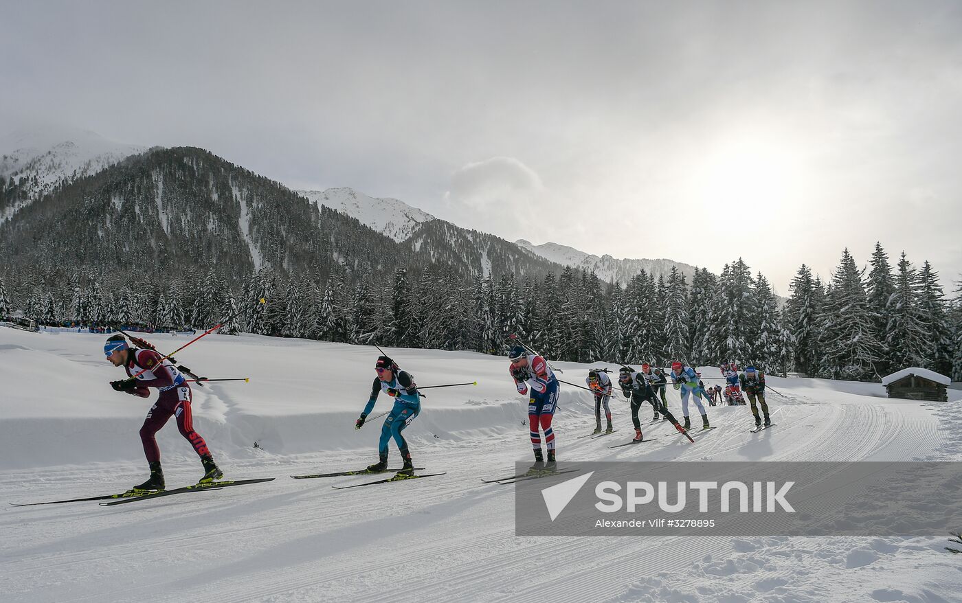 Biathlon World Cup 6. Men's mass start