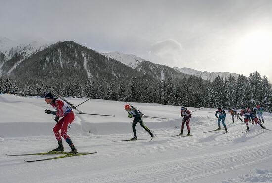 Biathlon World Cup 6. Men's mass start