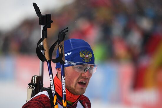 Biathlon World Cup 6. Men's mass start