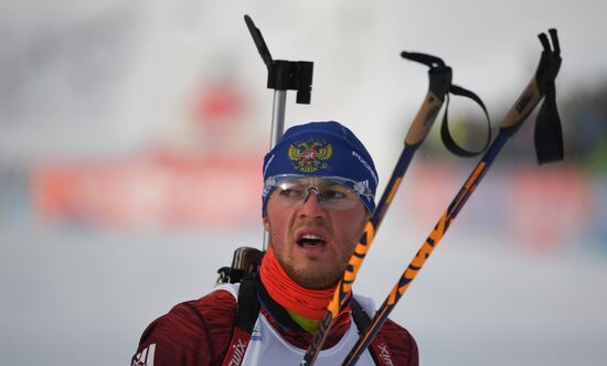 Biathlon World Cup 6. Men's mass start